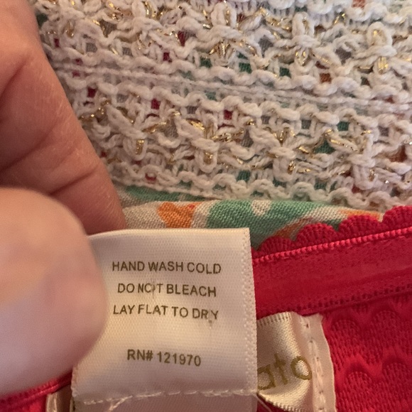 JEALOUS TOMATO BODYCON STRAPLESS DRESS :HOT PINK/OFF WHITE SZ M::EXPOSED ZIPPER - Picture 7 of 7